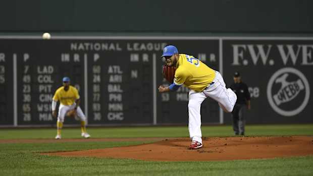 Former Boston Red Sox pitcher Eduardo Rodriguez